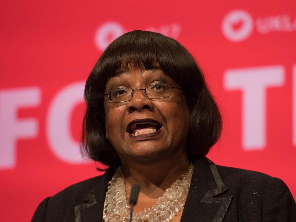Diane Abbott says it would be 'outrageous' for Theresa May to deny MPs vote on Syria military action