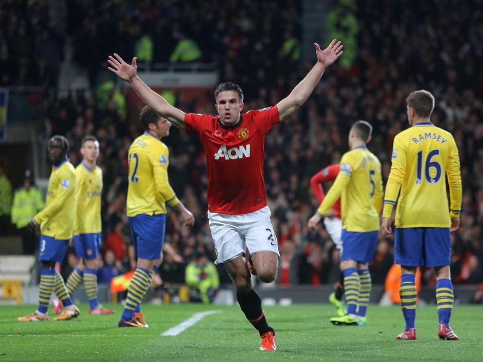 The Arsenal manager says he does not see any parallels between Sanchez and Van Persie (Getty)