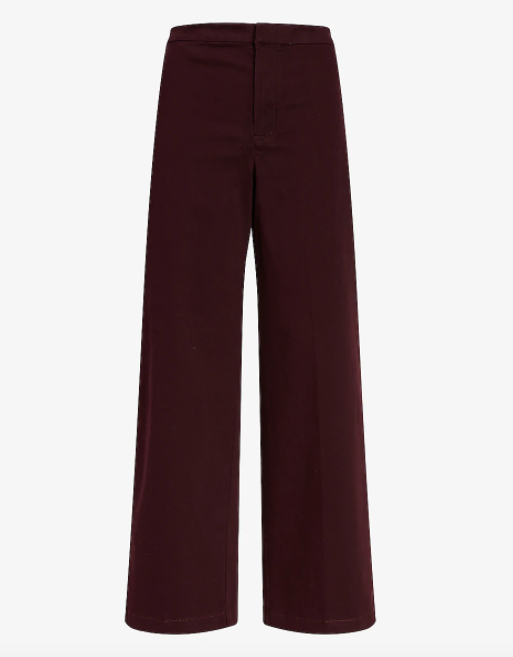 Express High Waisted Wide Leg Sateen Pant