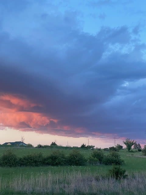 Wichita sunset on April 28, 2024 (Courtesy: Trudy Calloway)