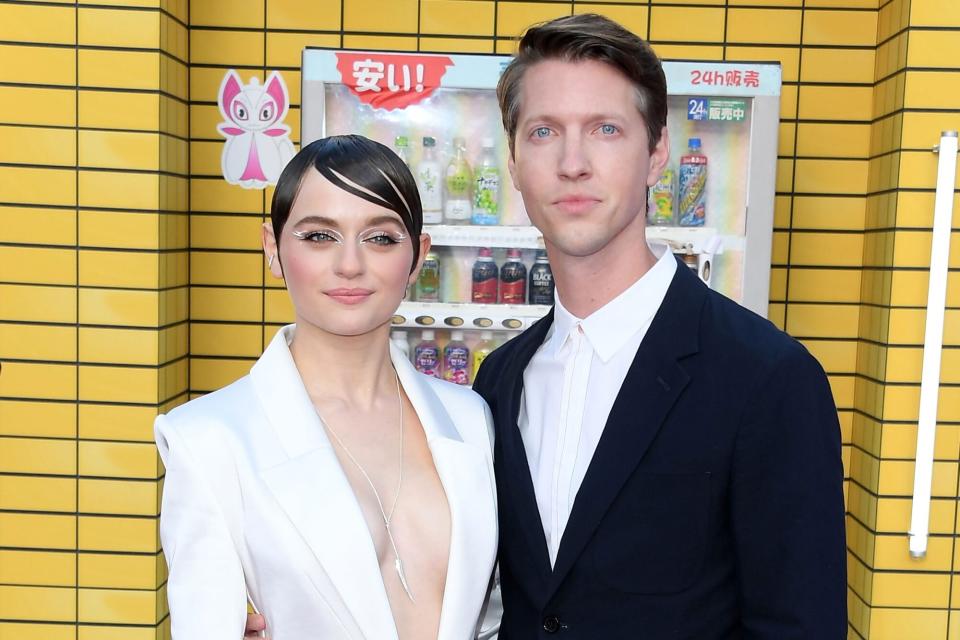 LOS ANGELES, CALIFORNIA - AUGUST 01: Joey King, Steven Piet arrives at the Los Angeles Premiere Of Columbia Pictures' "Bullet Train" at Regency Village Theatre on August 01, 2022 in Los Angeles, California. (Photo by Steve Granitz/FilmMagic)