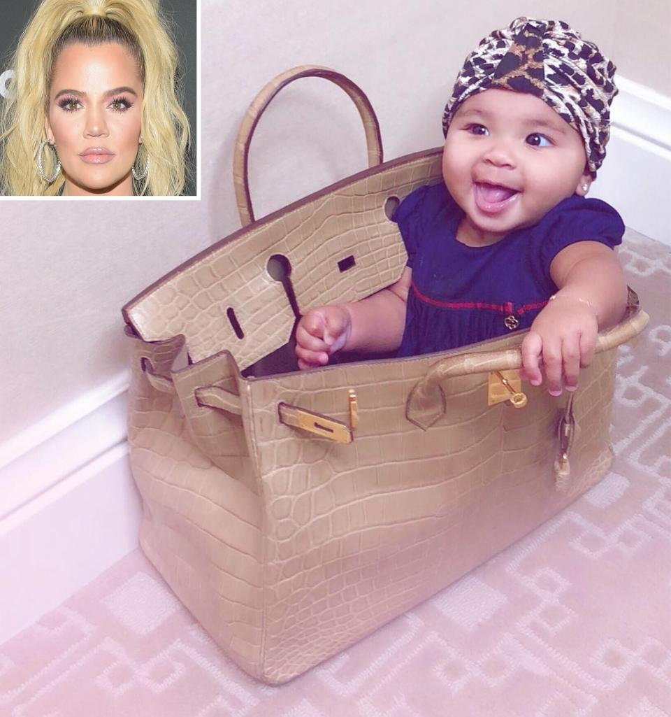 "Picking a name for your child is really so tough!" Khloé Kardashian <a rel="nofollow noopener" href="https://people.com/babies/khloe-kardashian-daughter-true-name-choosing-meaning/" target="_blank" data-ylk="slk:wrote on her app and website;elm:context_link;itc:0;sec:content-canvas" class="link ">wrote on her app and website</a> about the process of choosing the perfect name for her daughter with now ex-boyfriend Tristan Thompson. "I knew I wanted my baby to have a 'T' initial, so one night while we were all at dinner, thinking of some names, my grandma MJ suggested True.” It turns out that the unconventional name is actually a family tradition: "She told me it was my great-grandfather's first name and my grandfather's middle name. It stuck with me for my entire pregnancy and was the only one I couldn't get out of my head," Kardashian explained.