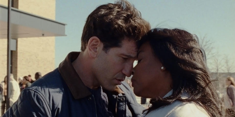 Jon Bernthal and Aunjanae Ellis in Origin (Courtesy of TIFF)