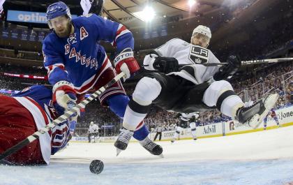 Gaborik is known for his flash, but he proved to L.A. that he'll get dirty for goals, too. (AP)