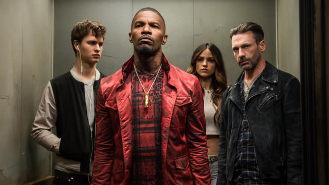 The star-studded cast of 'Baby Driver' (Credit: Sony Pictures)