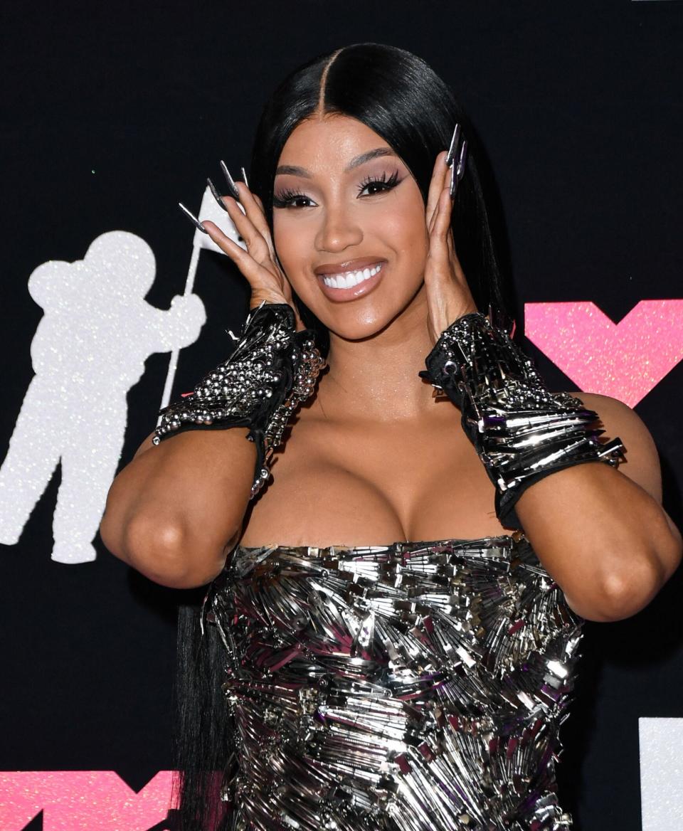 Cardi B Becomes 'Kardi' As She Looks 'Snatched' In Kim Kardashian's SKIMS