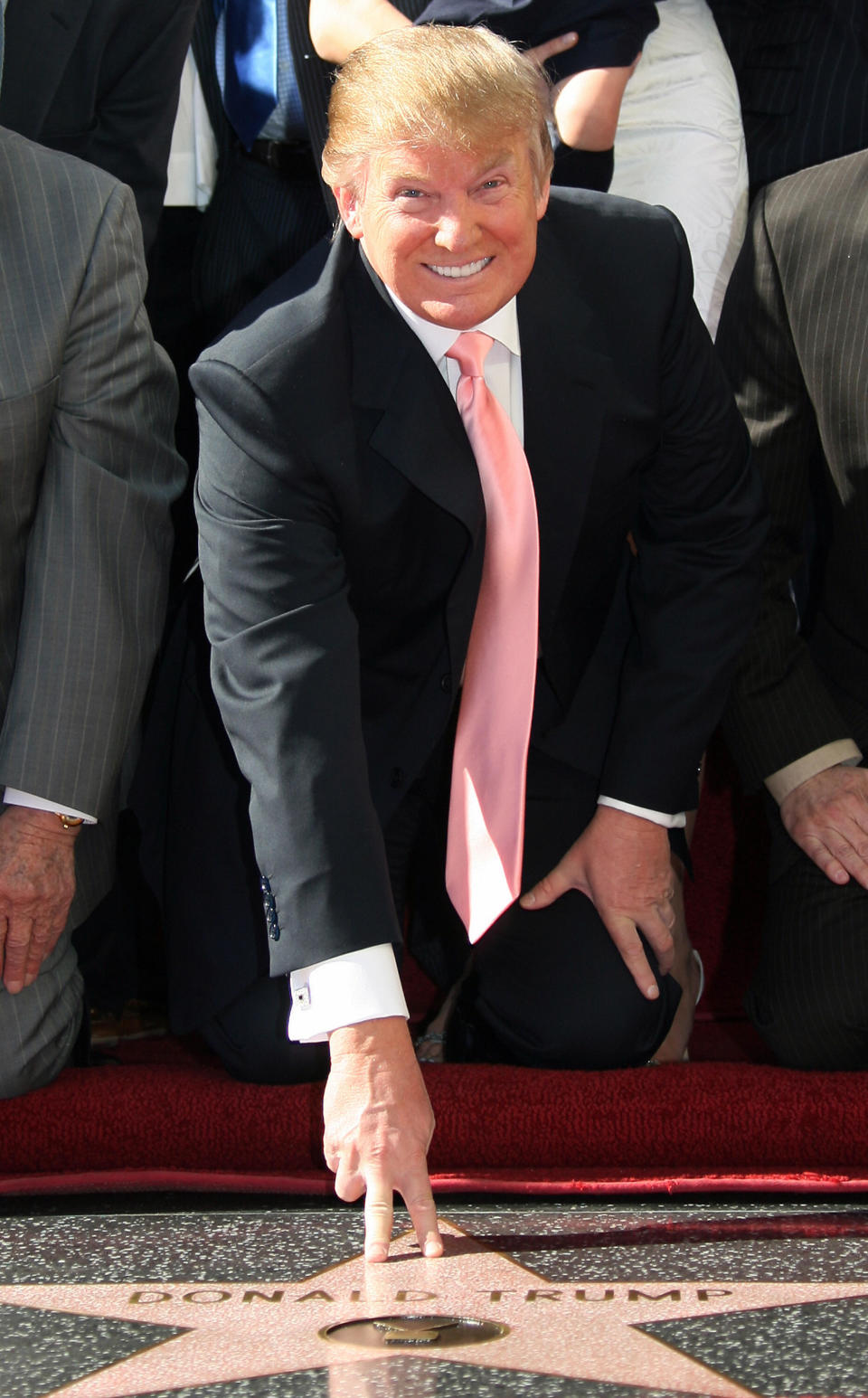 Donald Trump received a star on the Hollywood Walk of Fame in 2007. (Photo: Gabriel Bouys/AFP/Getty Images)