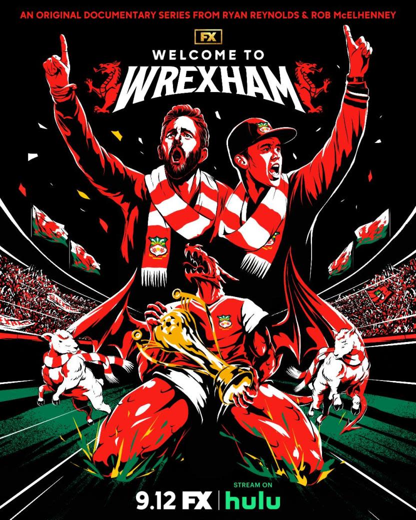 Póster de la segunda temporada de Bienvenidos al Wrexham (Fuente: IMDb)