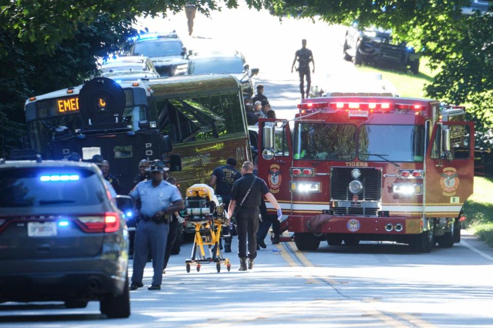 The bus was eventually stopped and the gunman arrested, but one person – believed to be a passenger – had been killed (Copyright 2024 The Associated Press. All rights reserved)