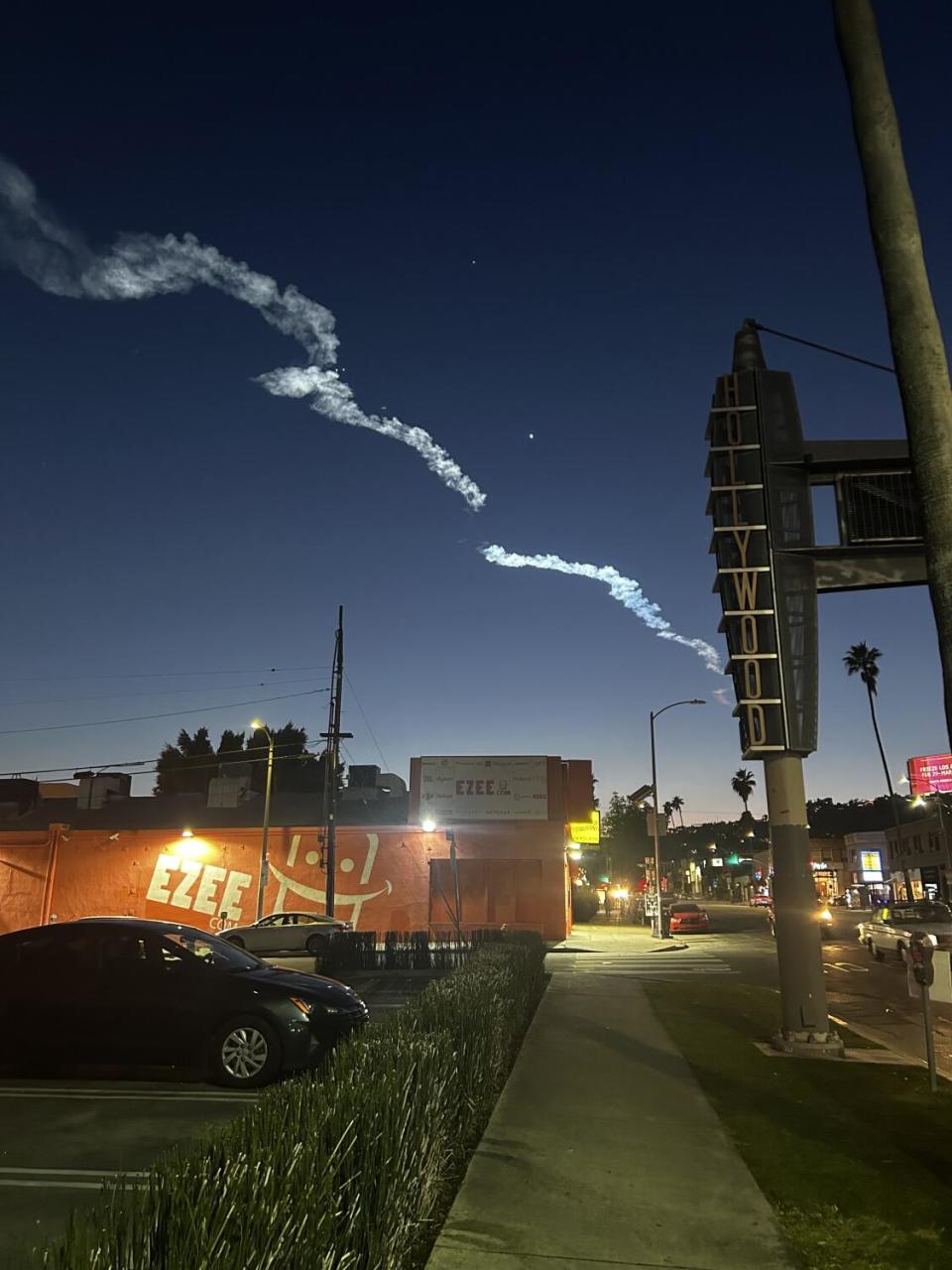 A SpaceX Falcon 9 rocket launched the Starlink 7-16 mission from Vandenberg Space Force Base.