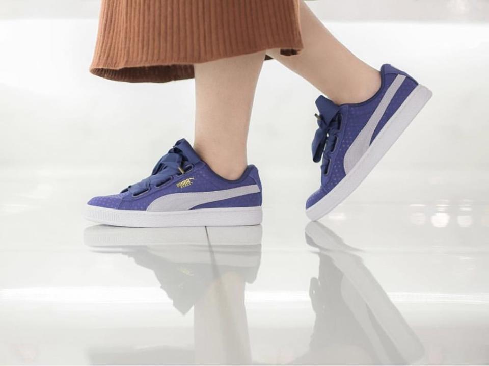 Puma Basket Heart Denim (Blue x White)