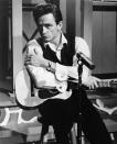 <p>Only Johnny Cash, who was nominated in 2003 for his anguished version of Nine Inch Nails’ “Hurt.” (Taylor Swift had become a pop megastar by the time she was nominated.) (Photo: Getty Images) </p>