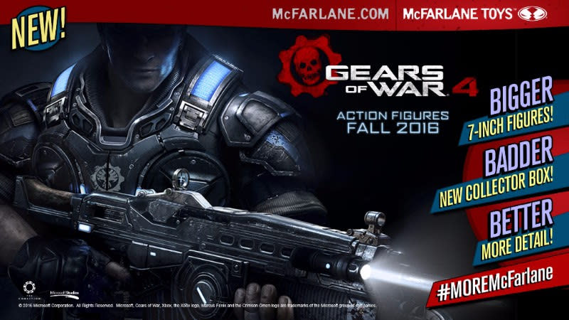 Gears Of War Action Figures Announced By McFarlane Toys