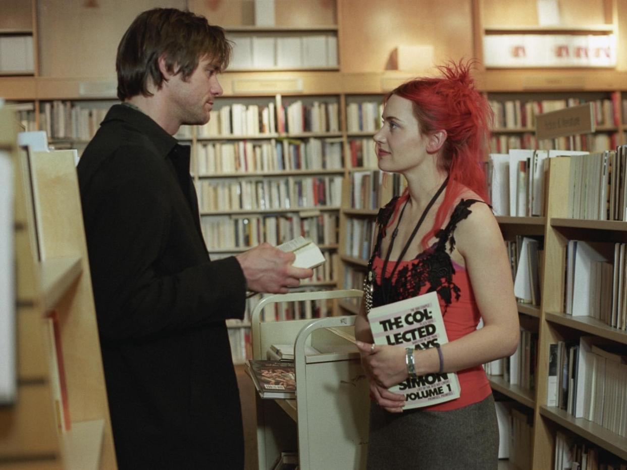 Jim Carrey and Kate Winslet in "Eternal Sunshine of the Spotless Mind."