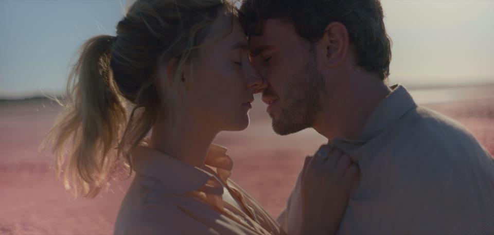 Saoirse Ronan and Paul Mescal star in director Garth Davis' psychological thriller "Foe" as married farmers whose quiet life is thrown asunder when a stranger shows up at their door with a startling proposal.