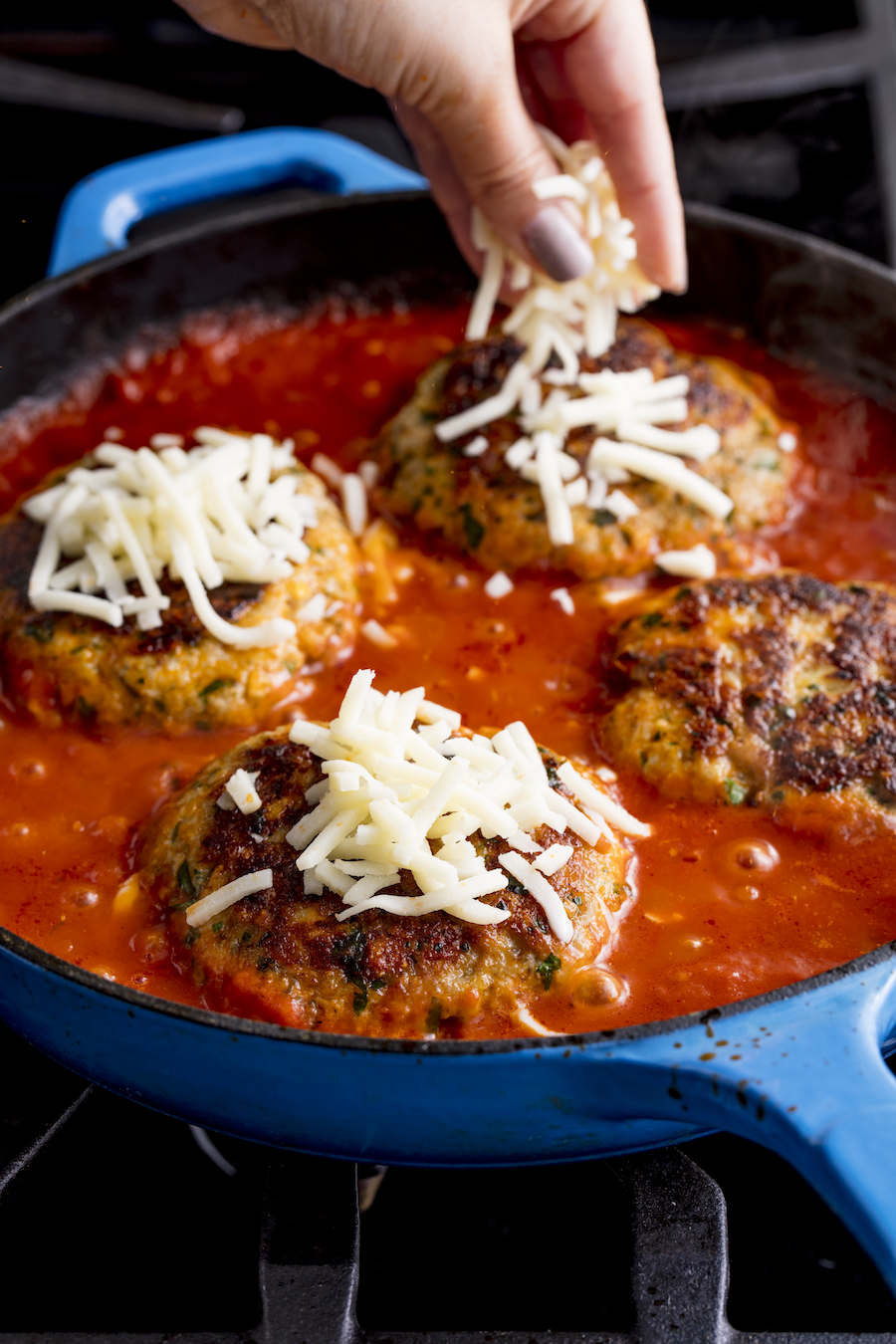 <p>Sink your teeth into this spin on the Italian classic.</p><p>Get the recipe from <a href="https://www.delish.com/cooking/recipe-ideas/recipes/a49120/chicken-parm-burger-recipe/" rel="nofollow noopener" target="_blank" data-ylk="slk:Delish;elm:context_link;itc:0;sec:content-canvas" class="link ">Delish</a>.</p>