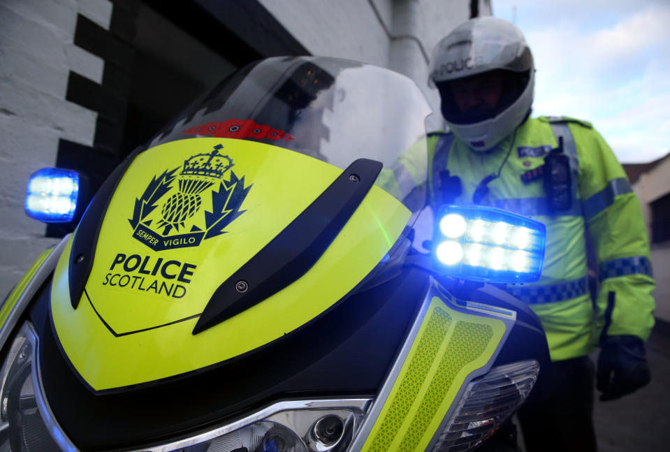 <p>An Audi A5 travelling south towards Dumfries collided with a northbound Volkswagen Golf on the A701.</p>