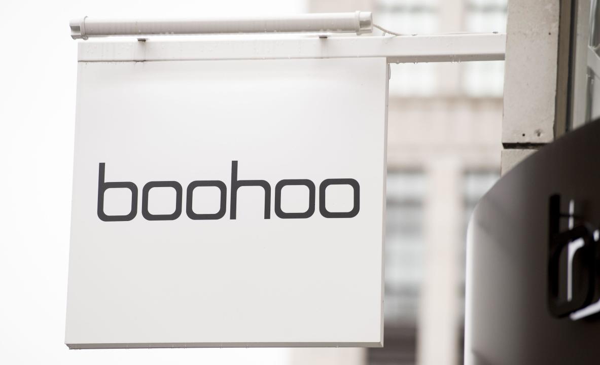 Undated file photo of signage for Boohoo. Fast fashion firm Boohoo has reported pre-tax losses of £159.9 million for the year to February 29, against losses of £90.7 million the previous year. The retailer has insisted it is on the path to recovery after a steep jump in annual losses and sales down by nearly a fifth. Issue date: Wednesday May 8, 2024.