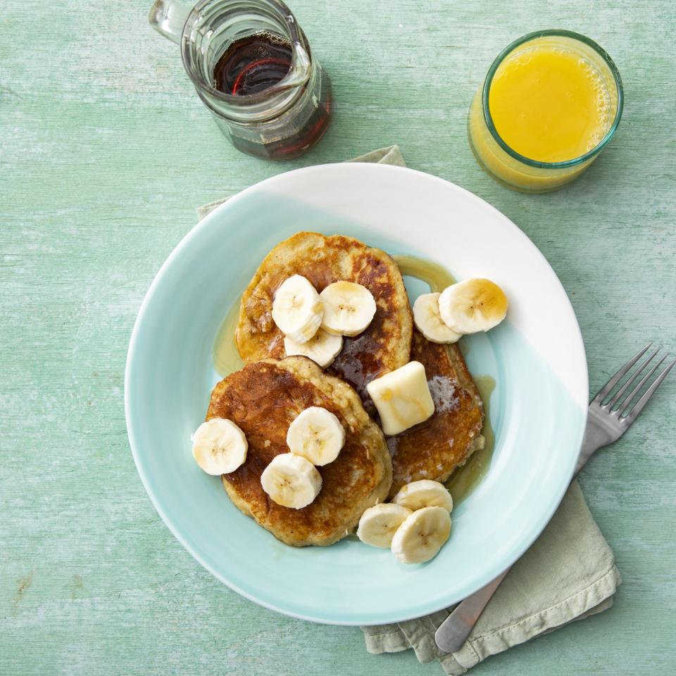 Gluten-Free Almond-Flour Banana Pancakes