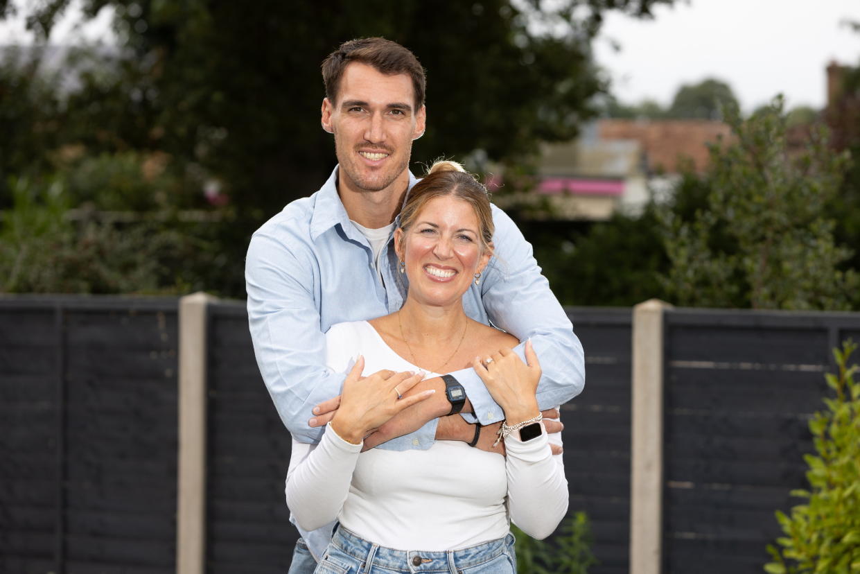 Scott Davies was a student of Helen Booth’s over a decade ago and the couple are now getting married. (Anita Maric/SWNS)