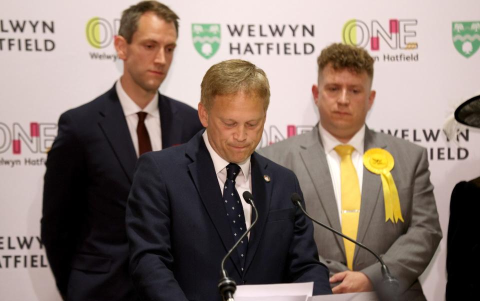 Grant Shapps was among the high-profile Tories to lose their seat