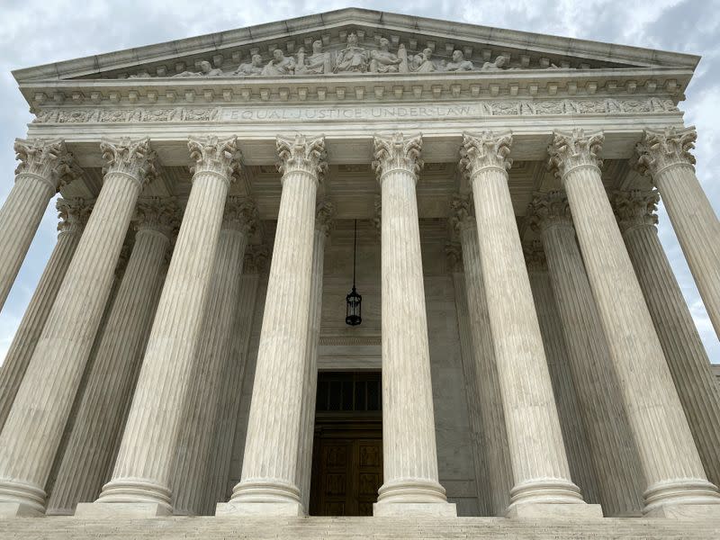 FILE PHOTO: A general view of the United States Supreme Court in Washington