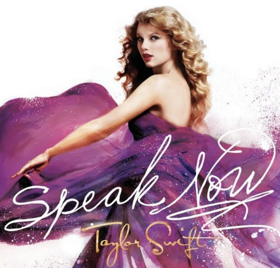 Swift's "Speak Now" album cover