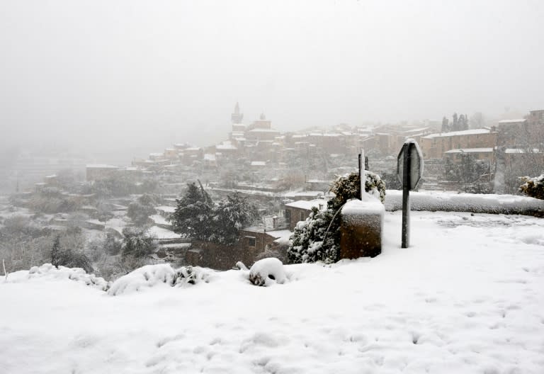 Le village de Valldemossa, sur l'île de Majorque, en Espagne, le 27 février 2023 (AFP - JAIME REINA)