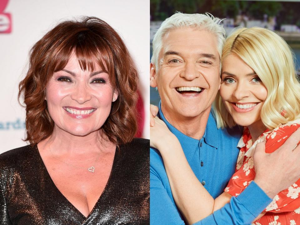 Lorraine Kelly, Phillip Schofield and Holly Willoughby (Getty / ITV)