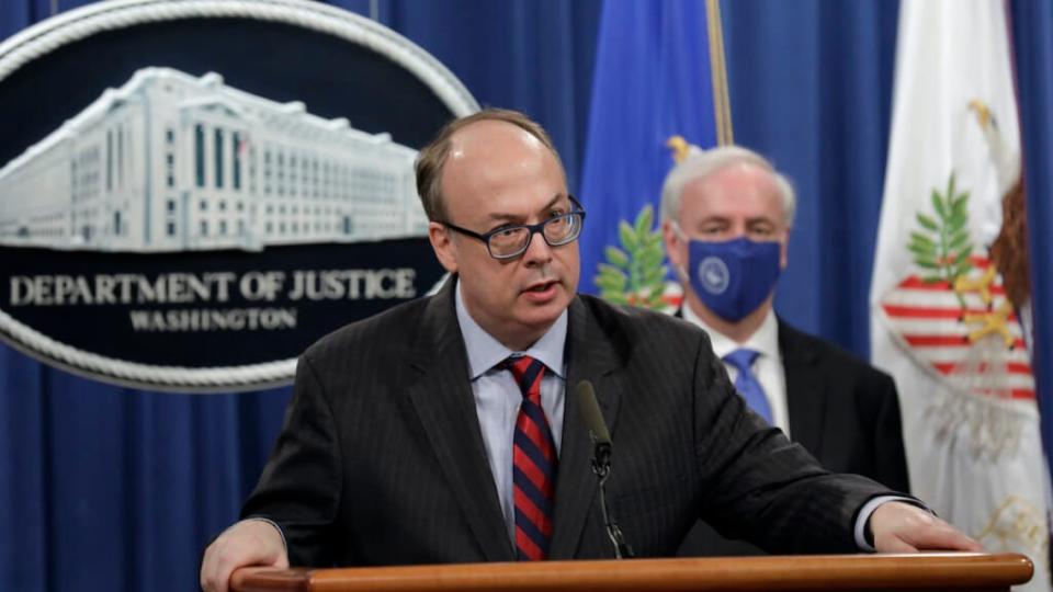 Acting Assistant U.S. Attorney General Jeffrey Clark speaks at a news conference in October 2020. (Getty Images)
