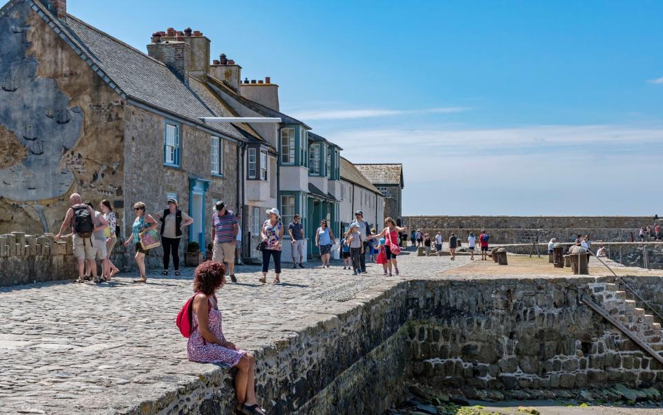 The harbor on St Michael's Mount