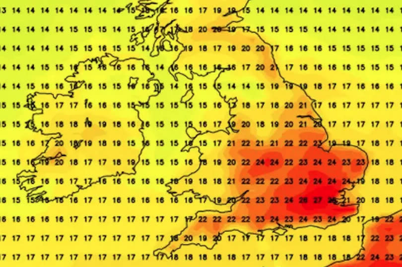 The UK weather forecast for Thursday 11 July