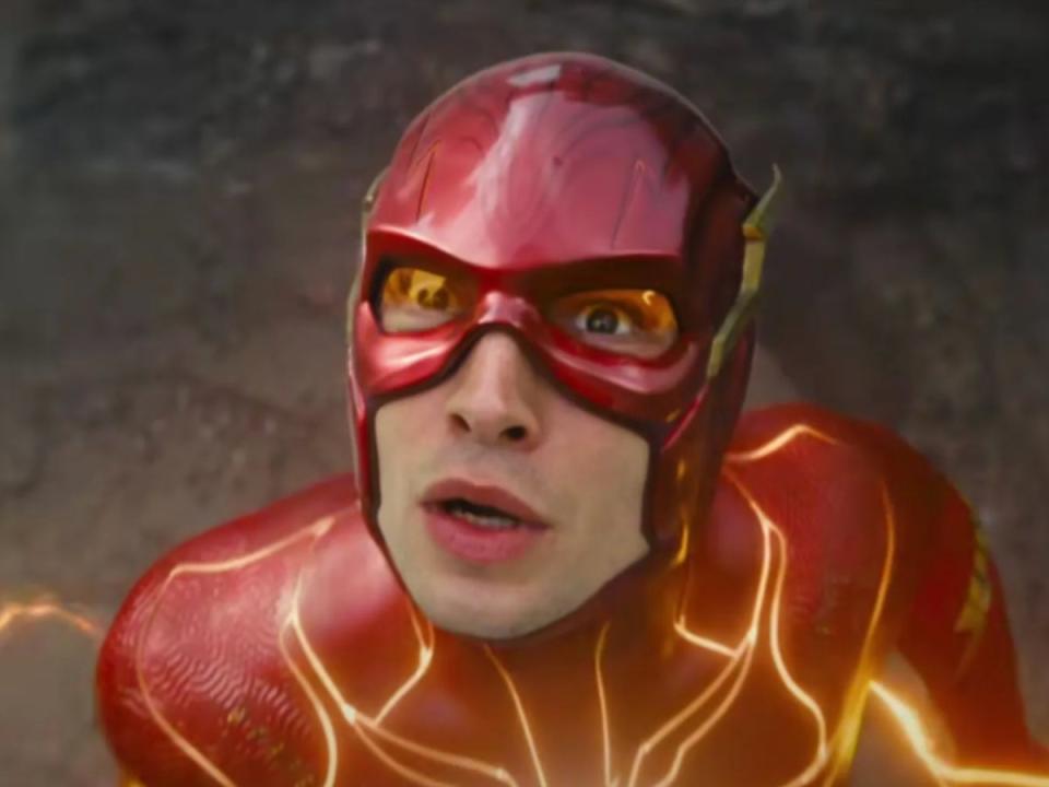 Ezra Miller in ‘The Flash’ (Warner Bros)