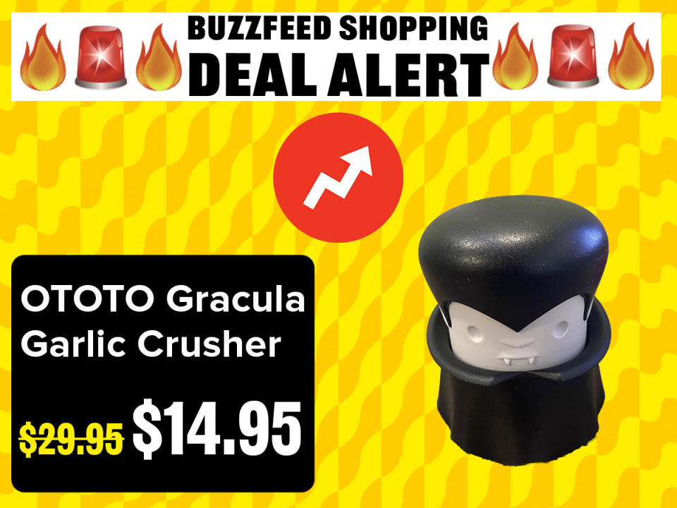 BuzzFeed shopping deal alert for OTOTO Gracula Garlic Crusher at a discounted price