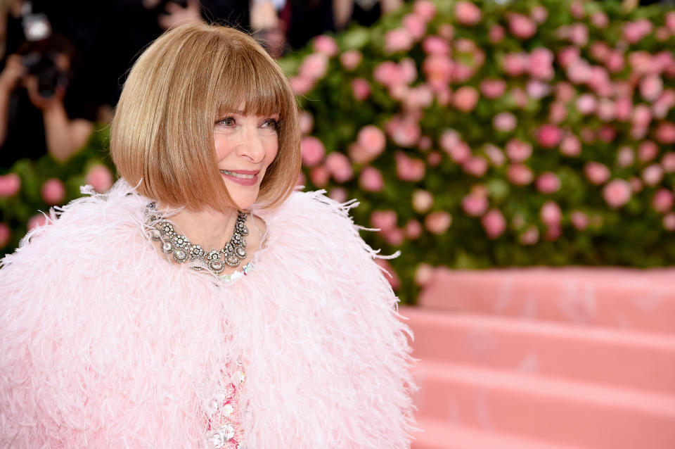 Anna Wintour at the 2019 Met Gala