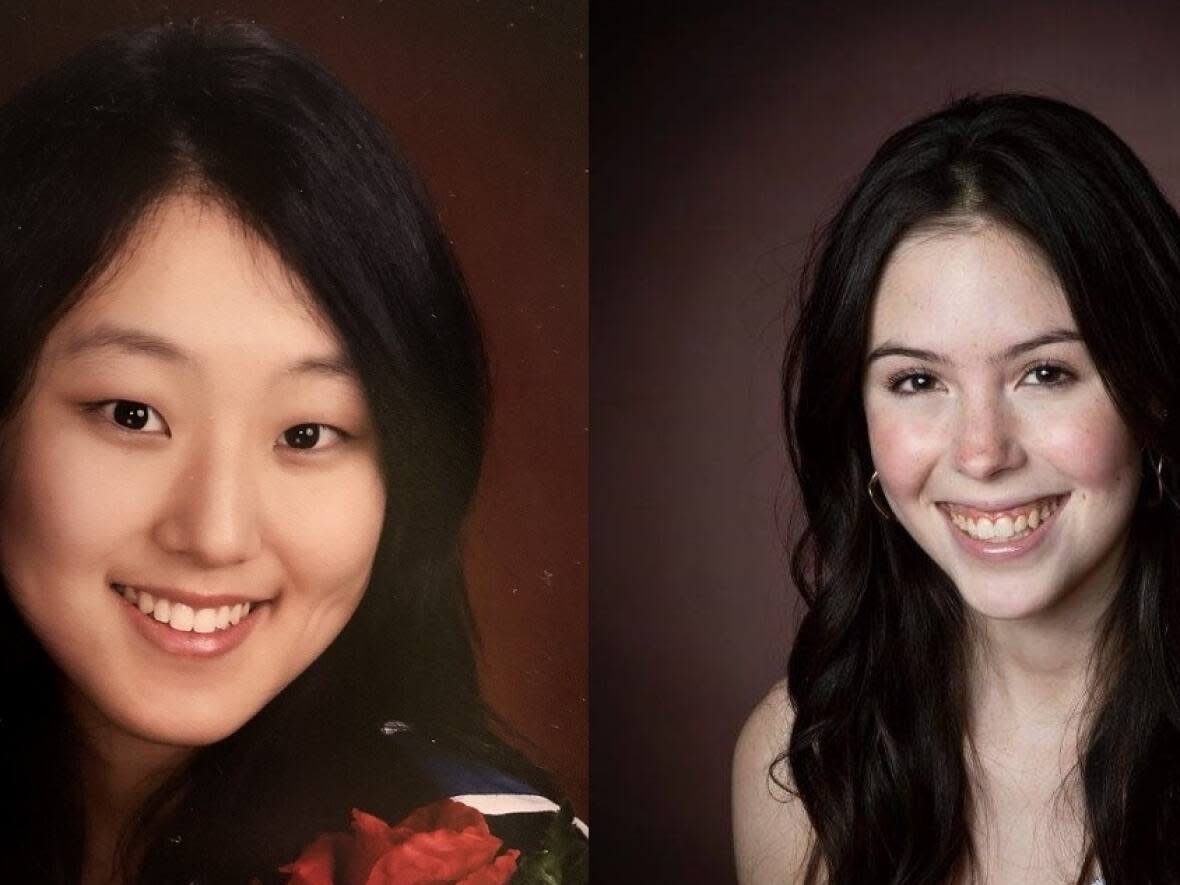 Ye-Jean Park, left, and Maddison Tory are two recipients of this year's Terry Fox Humanitarian Award. (Submitted by Ye-Jean Park and Maddison Tory - image credit)