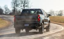 <p>It motivates the unladen Silverado to 60 mph in a very reasonable 7.0 seconds without feeling burdened. And it helps the truck achieve a 65-decibel noise reading at 70 mph, the same as the comparo-winning Ram 1500, an immodestly equipped $69,000 luxury pickup.</p>
