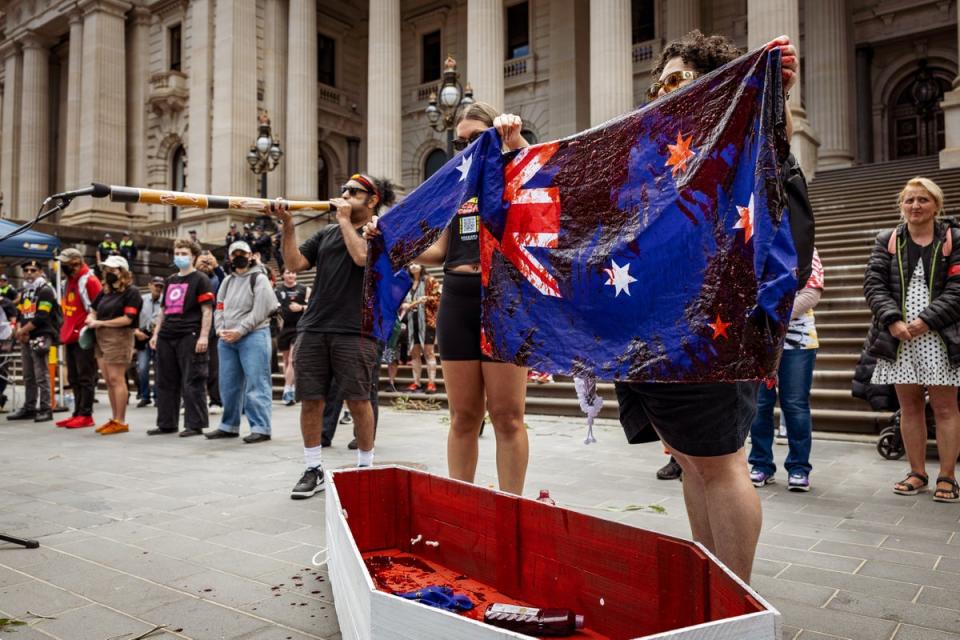 Many indigenous Australians refer Australia as ‘Invasion Day’ and there is a growing movement to change the date to one which can be celebrated by all Australians (Getty Images)