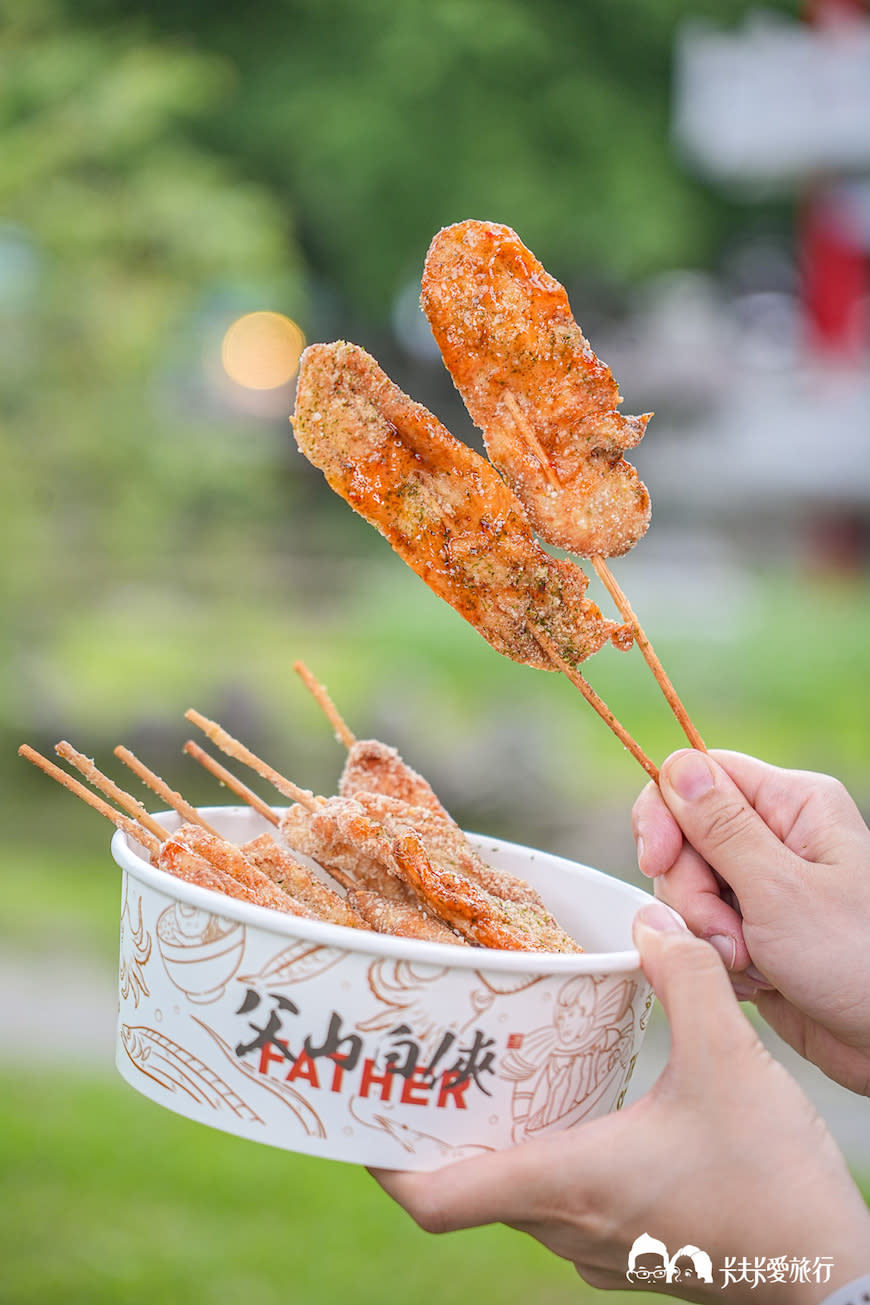 宜蘭｜父山白俠酥炸脆蝦酥&海陸麵線-羅東夜市