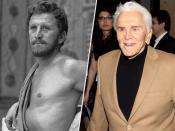 <a href="http://people.com/movies/kirk-douglas-turns-100-a-look-back-at-the-legendary-actors-incredible-rags-to-riches-journey-in-his-own-words/" rel="nofollow noopener" target="_blank" data-ylk="slk:Douglas reportedly talked;elm:context_link;itc:0;sec:content-canvas" class="link ">Douglas reportedly talked</a> his way into getting the dean of St. Lawrence University to give him a loan to attend the school, which we get, because ... look at young Kirk Douglas.