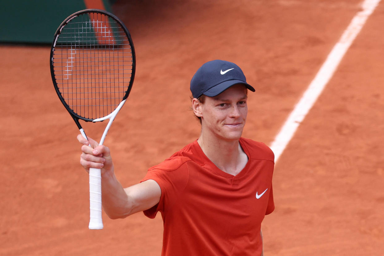 Jannik Sinner, ici le 4 juin 2024, devient le nouveau numéro 1 mondial après le tournoi de Roland-Garros.