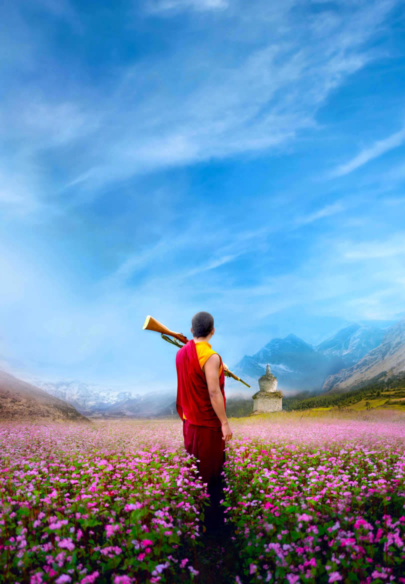 《不丹沒有槍》闖進今年奧斯卡最佳國際影片15強。（圖／海鵬提供）