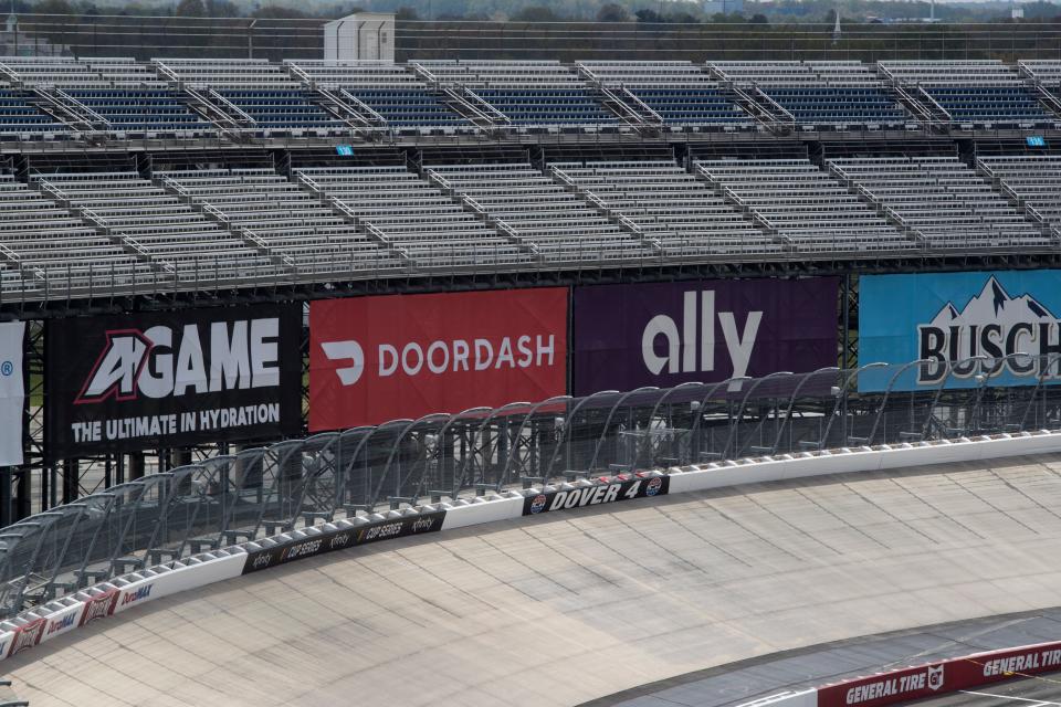 Dover Motor Speedway currently sits 54,000 fans. 