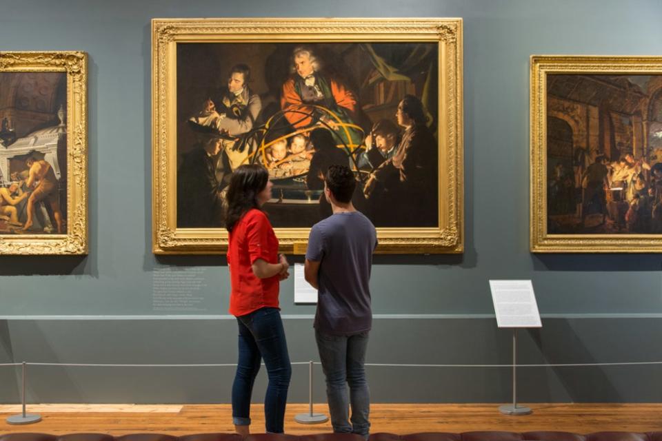 Derby Museums and Art Gallery has the world’s biggest collection of Joseph Wright paintings (Visit Derby)