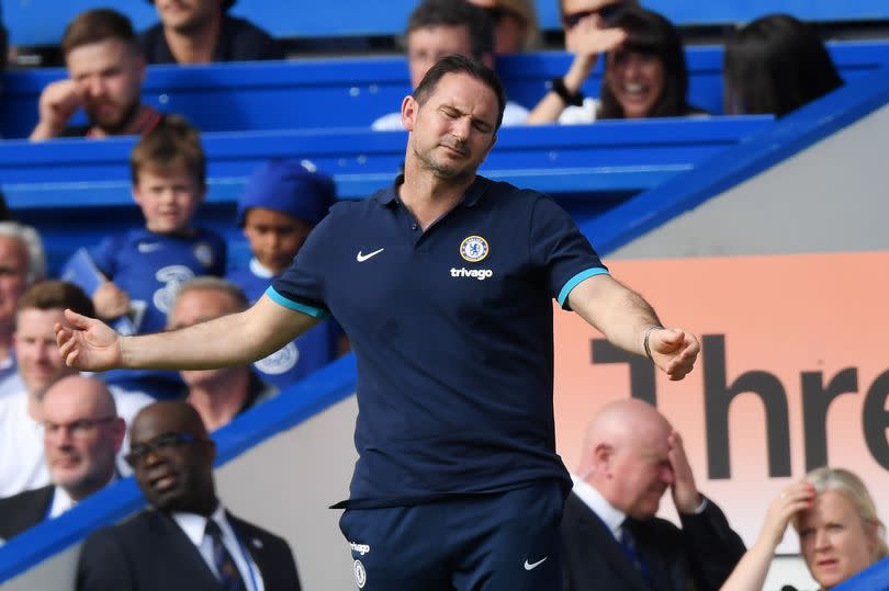 Frank Lampard during the Premier League match between Chelsea FC and Newcastle United at Stamford Bridge on May 28, 2023.