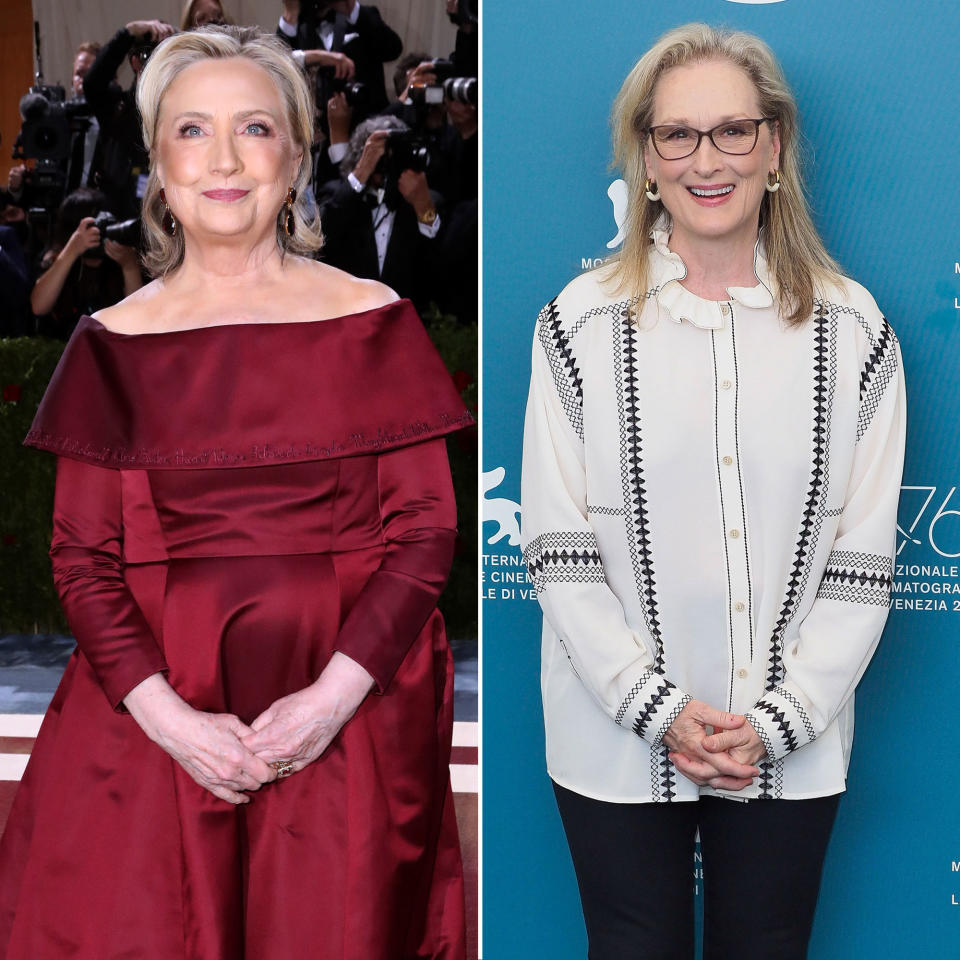 Hillary Clinton and Meryl Streep