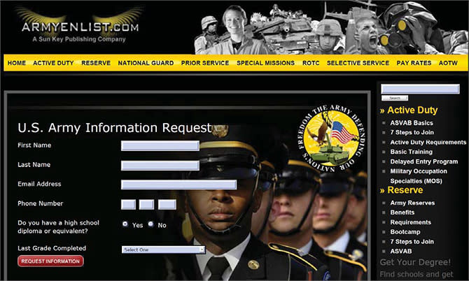 FTC has successfully seized and shut down a number of fake military