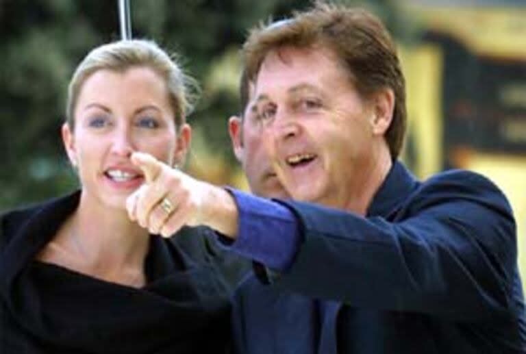 Paul McCartney y Heather Mills