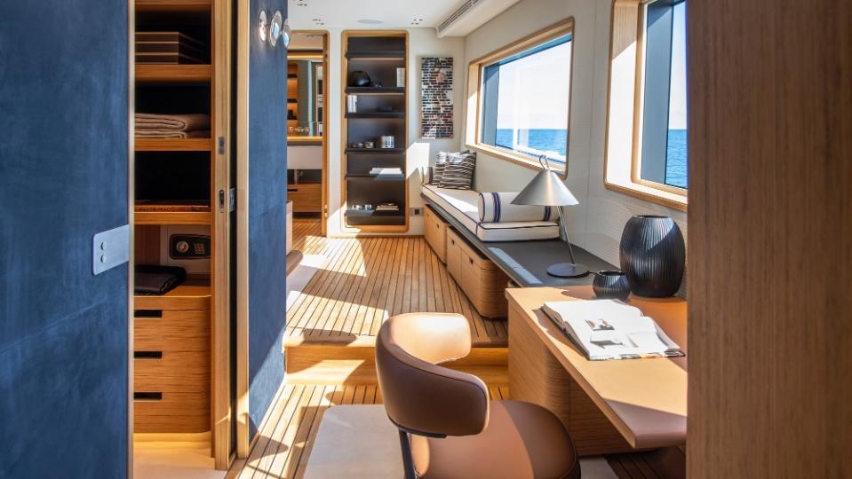 This new 93-foot Custom Line superyacht is one of the freshest designs to emerge this year