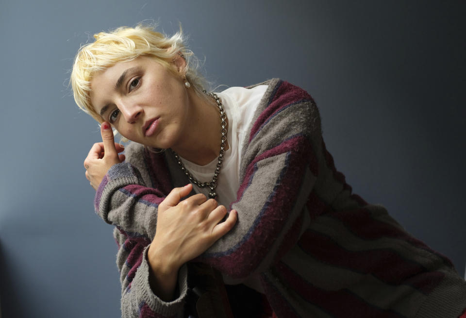 Singer/songwriter Caroline Rose poses for a portrait in Los Angeles on May 19, 2023, to promote her album “The Art of Forgetting." (AP Photo/Chris Pizzello)